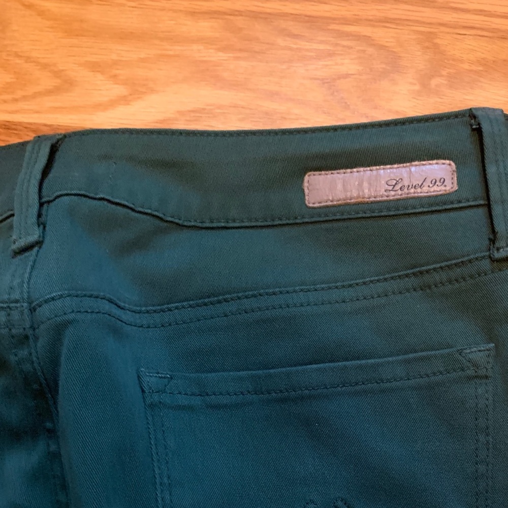 Level 99 pants. Worn once. Hunter green. Size 29